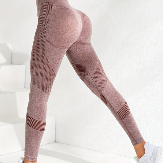 Striped Yoga Leggings Butt lifting Slimming Sports Pants