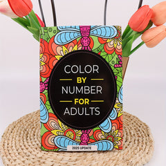 Flower & Butterfly Paint By Numbers Book