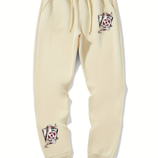 Men's Drawstring Sweatpants With Pockets Loose Casual Jogger Pants
