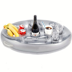 1pc PVC Inflatable Drink Holder Pool Party Multifunctional Portable