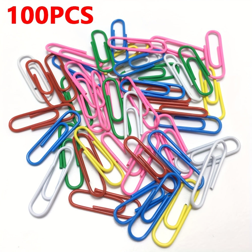 100pcs Mixed Paper Clips Set