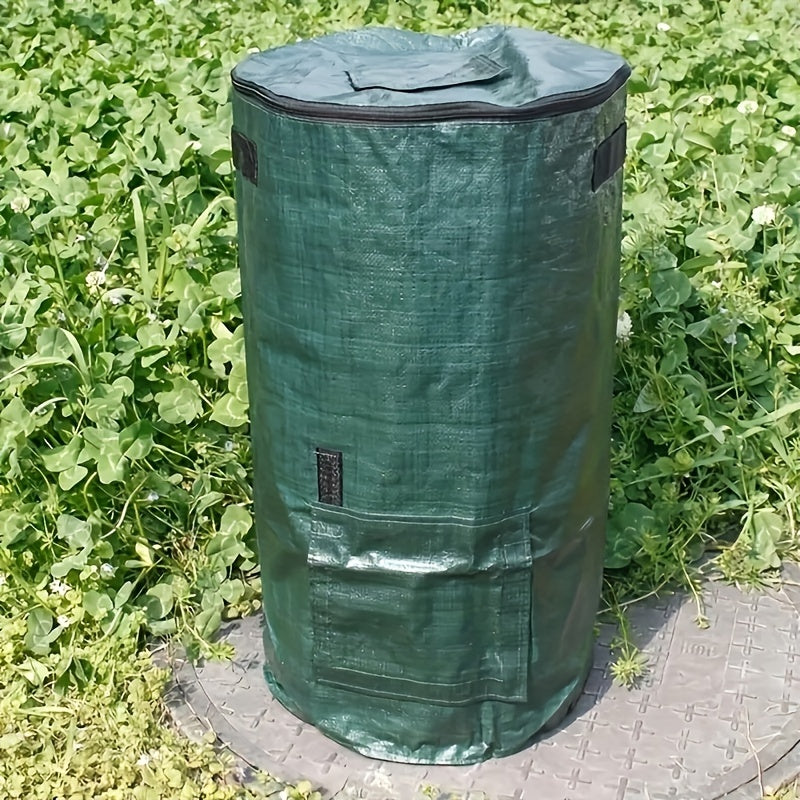 Collapsible Composting Fertilizer Maker with Lid