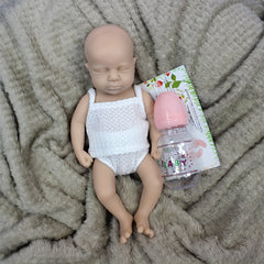 33cm Silicone Reborn Baby Doll Waterproof Unpainted Boy/Girl