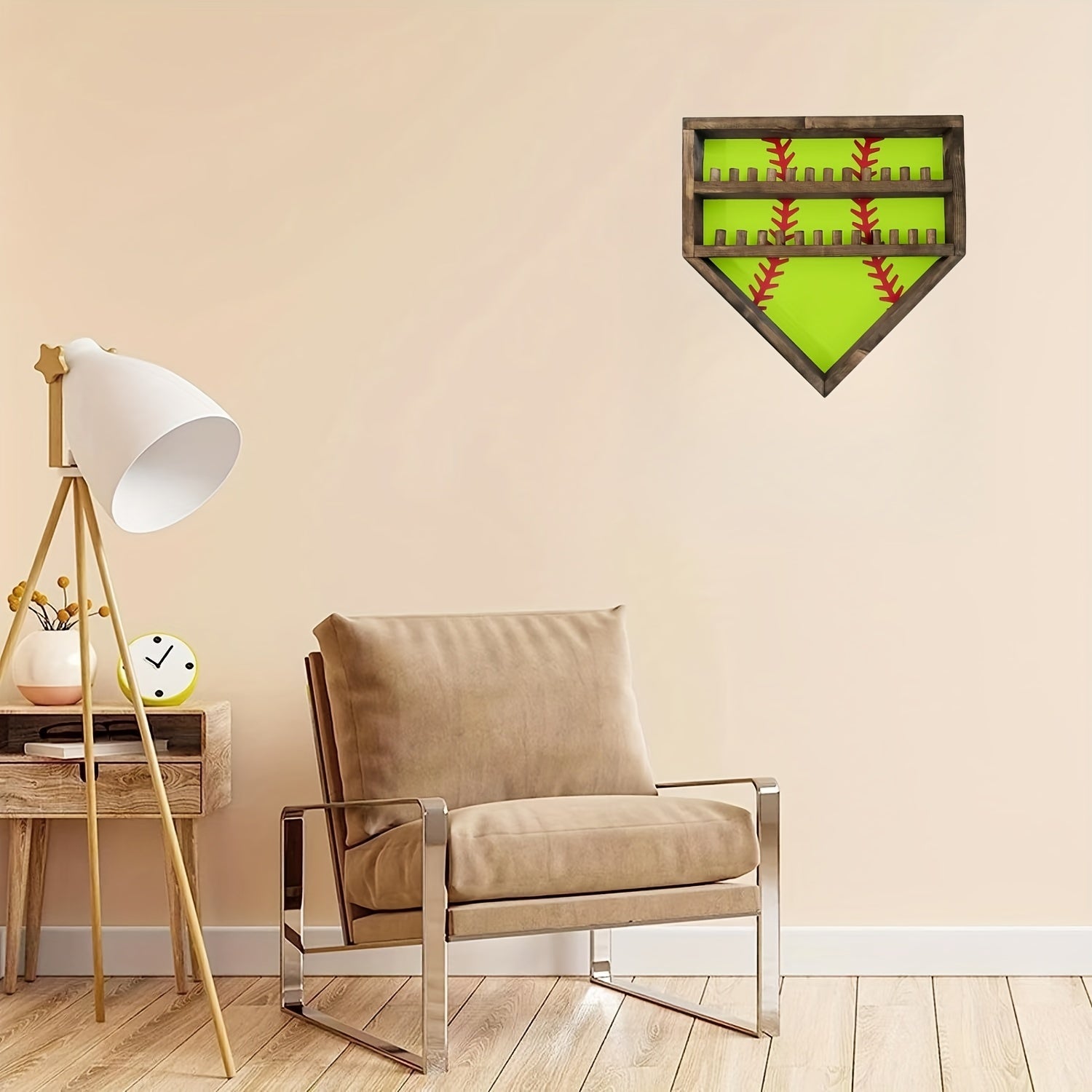 Wooden Baseball Softball Display Stand Decorations Item Display