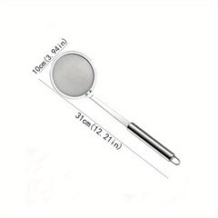 Stainless Steel Mesh Skimmer Spoon Long Handle Anti-scalding Hot Pot Filter