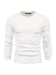 Men's Crew Neck Slim Fit Knit Sweater