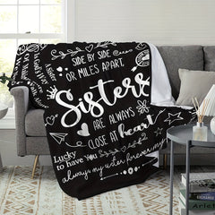 1pc To Sister Printed Throw Blanket Soft And Comfortable Blanket