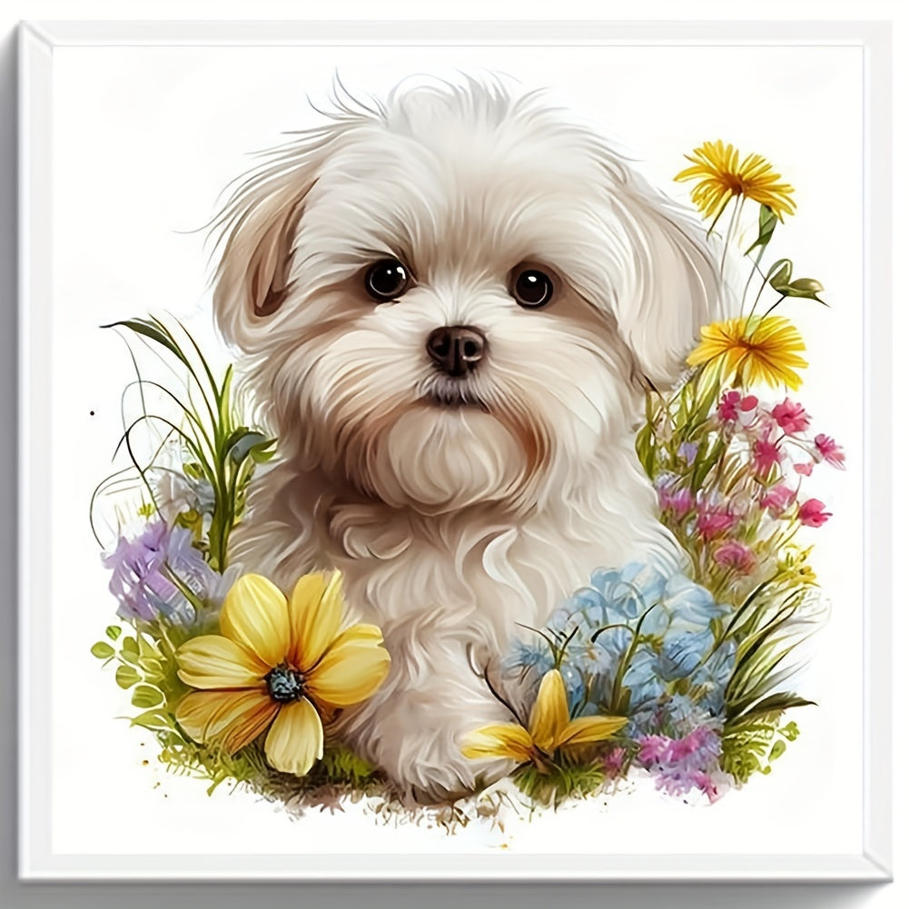5D DIY Diamond Painting Dog Full Drill Embroidery Rhinestone Home Decor