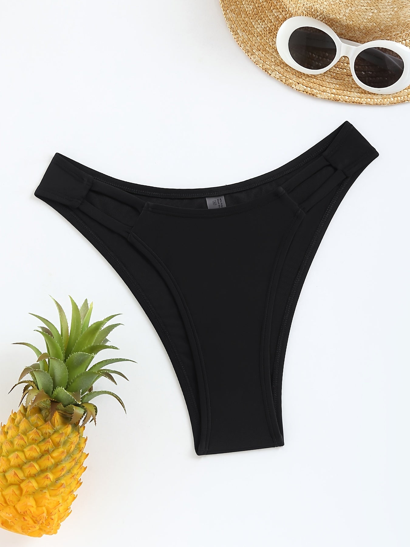 High Stretch Bikini Bottom Hollow Out Sexy Style