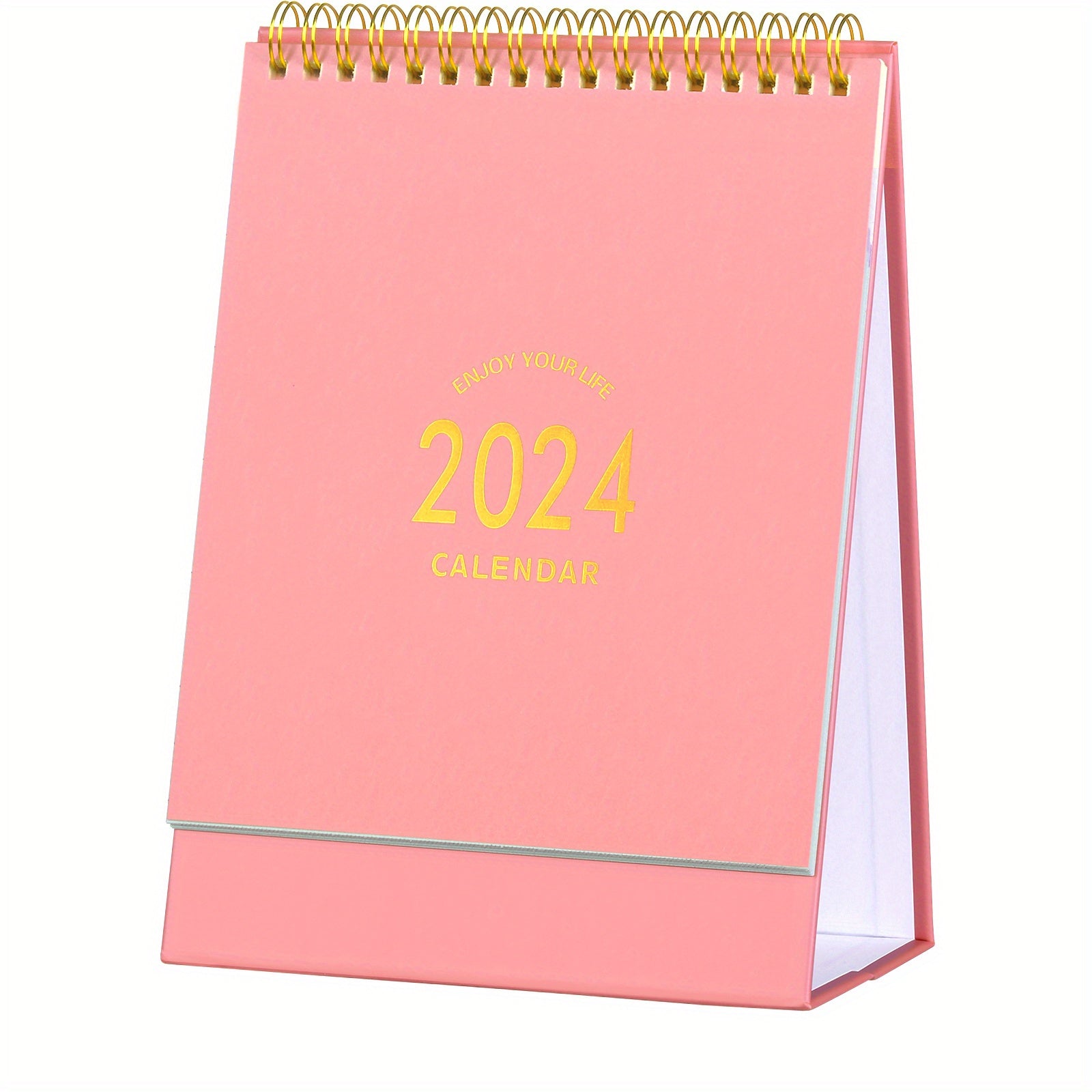 Desk Calendar Standing Flip Small Desktop Calendar
