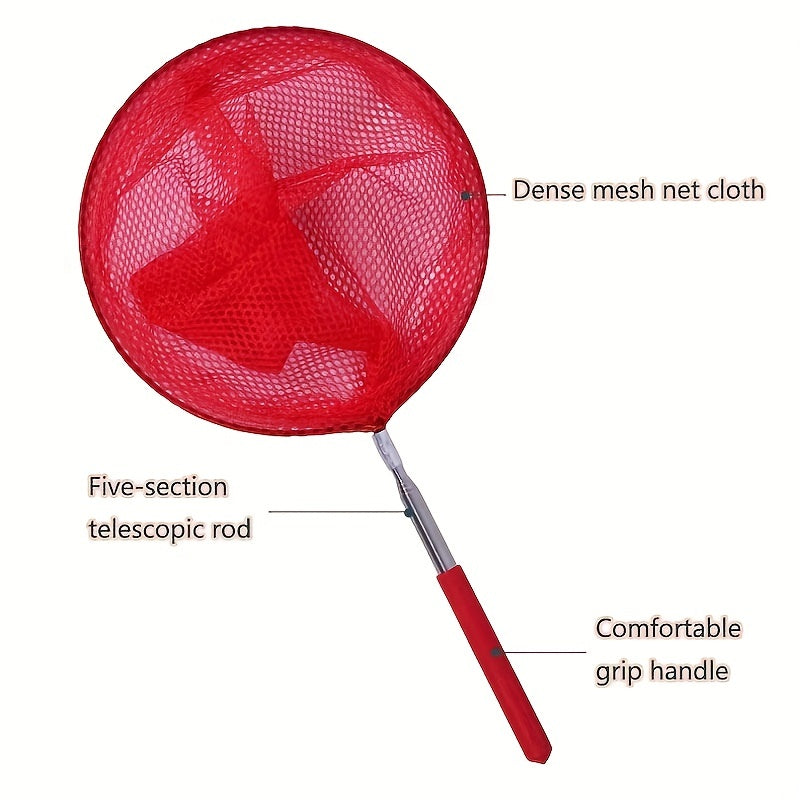 2pcs Retractable Net Macaron Bag Butterfly Net Pocket Insect Net Outdoor Toy