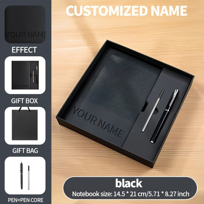Personalized Notebook Soft Cover A5 with Name & Phone Number