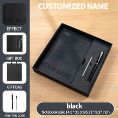 Personalized Notebook Soft Cover A5 with Name & Phone Number