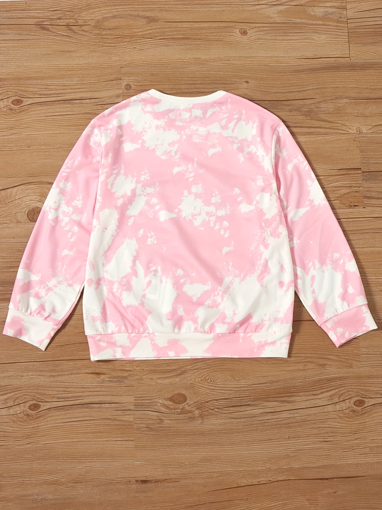 Girls Polka Dot Graphic Sweatshirt Crewneck Pullover Tops