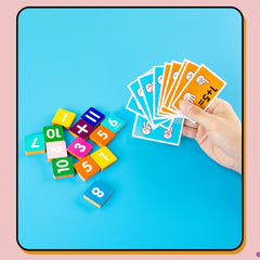 Wooden Arithmetic Learning Board for 3-yr-old Kids