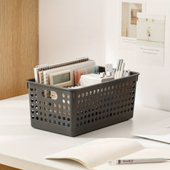 6pcs Plastic Storage Baskets Small Pantry Baskets For Organizing