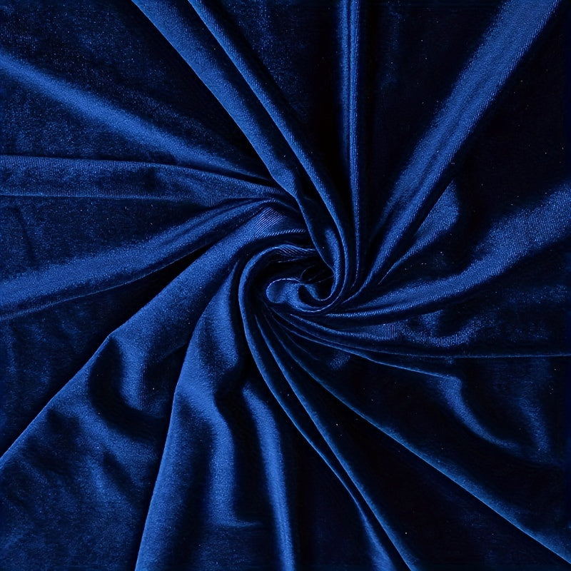 Golden Velvet Multicolor Elastic Fabric 0.91m