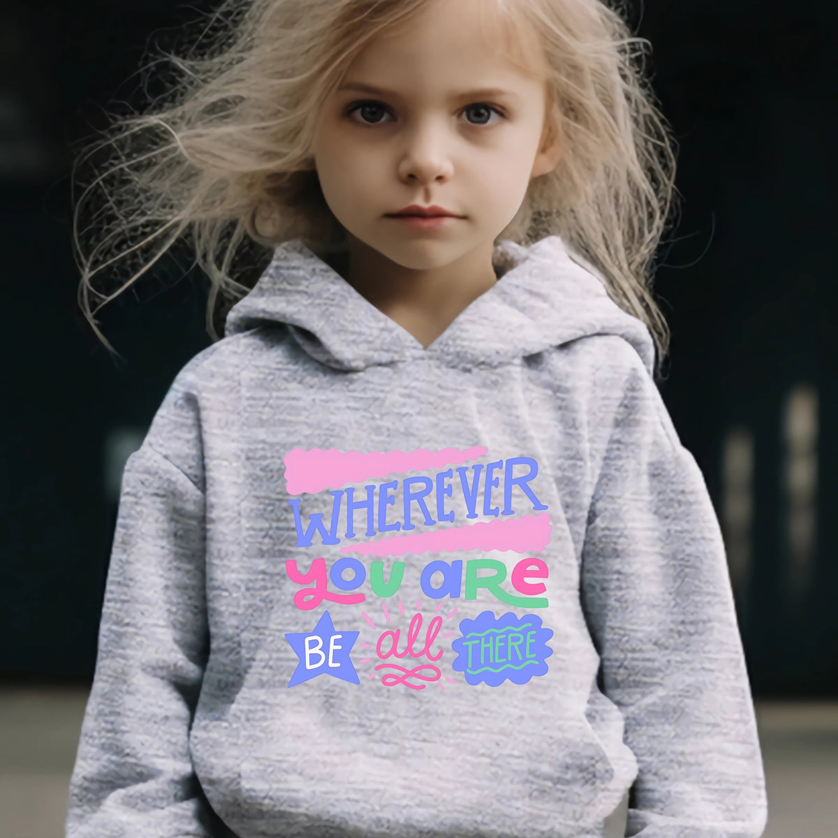 Girls Long Sleeve Hooded Sweatshirt & Sweatpants Set