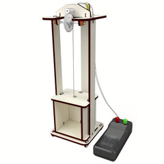 Wooden Elevator Model Kit STEM Science Experiment Hobby Cultivation Material