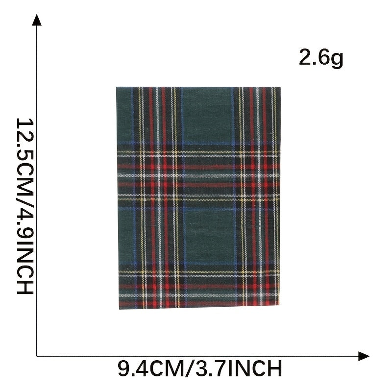 5pcs Plaid Striped Square DIY Patch Sewing Patchwork Decorative Accessories