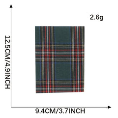 5pcs Plaid Striped Square DIY Patch Sewing Patchwork Decorative Accessories