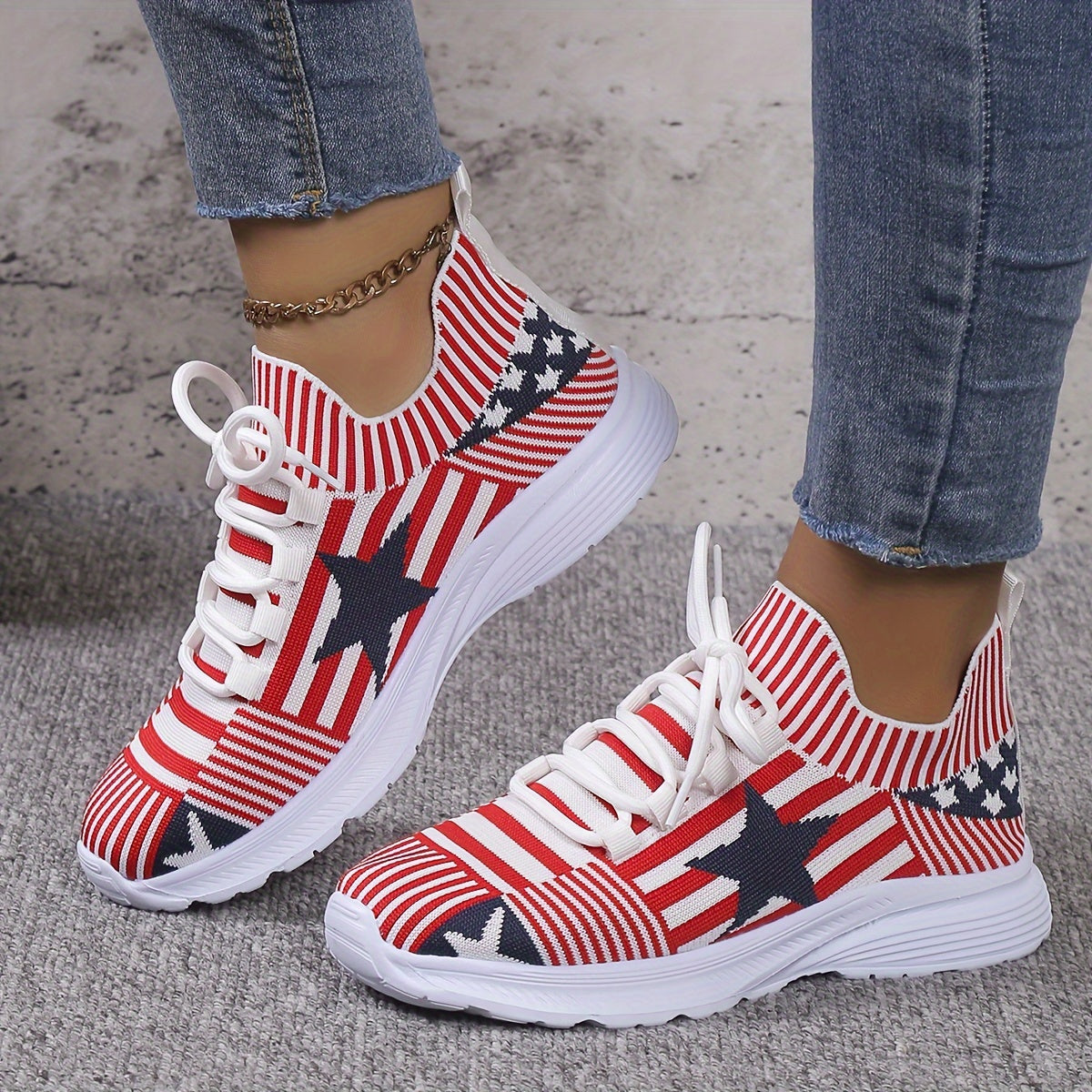 Women's Mesh Tennis Sports Shoes Lightweight Non slip Travel Shoes