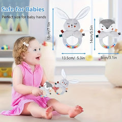 Soft Animal Rattle Toys for Babies