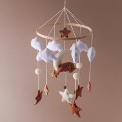 Bear Shaped Baby Toy, Nursery Room Decor, Stroller Pendant