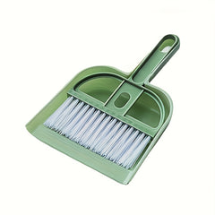 2pcs Small Broom Dustpan Set Household Tabletop Cleaning Desk Garbage Shovel