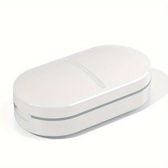 Portable Medicine Cutter Storage One Week Medicine Box Stainless Steel Blade