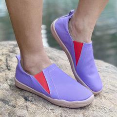 Women's Canvas Slip-On Shoes Soft Sole Low Top Flat Walking Casual Loafers