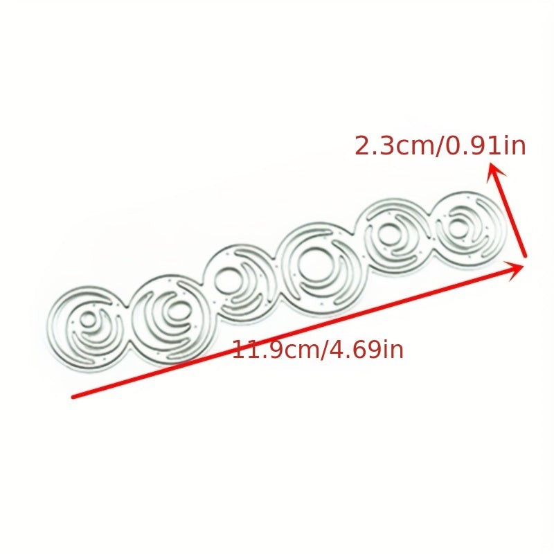 1pc Round Element DIY Metal Carbon Steel Cutting Mold Paper Art