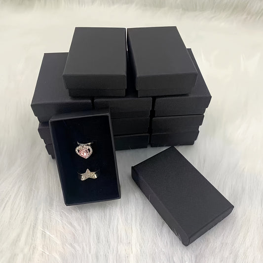 Classic Style Ring Earrings Set Box Jewelry Packaging Box