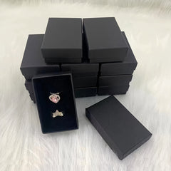 Classic Style Ring Earrings Set Box Jewelry Packaging Box