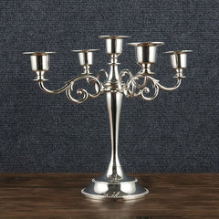 Bronze Candelabra Metal 5 arms Candle Holders