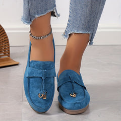 Women's Flat Loafers Slip On Shoes Pendant Decoration
