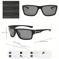 Men's Polarized Sports Sunglasses Unisex Frame Cycling Fishing Glasses