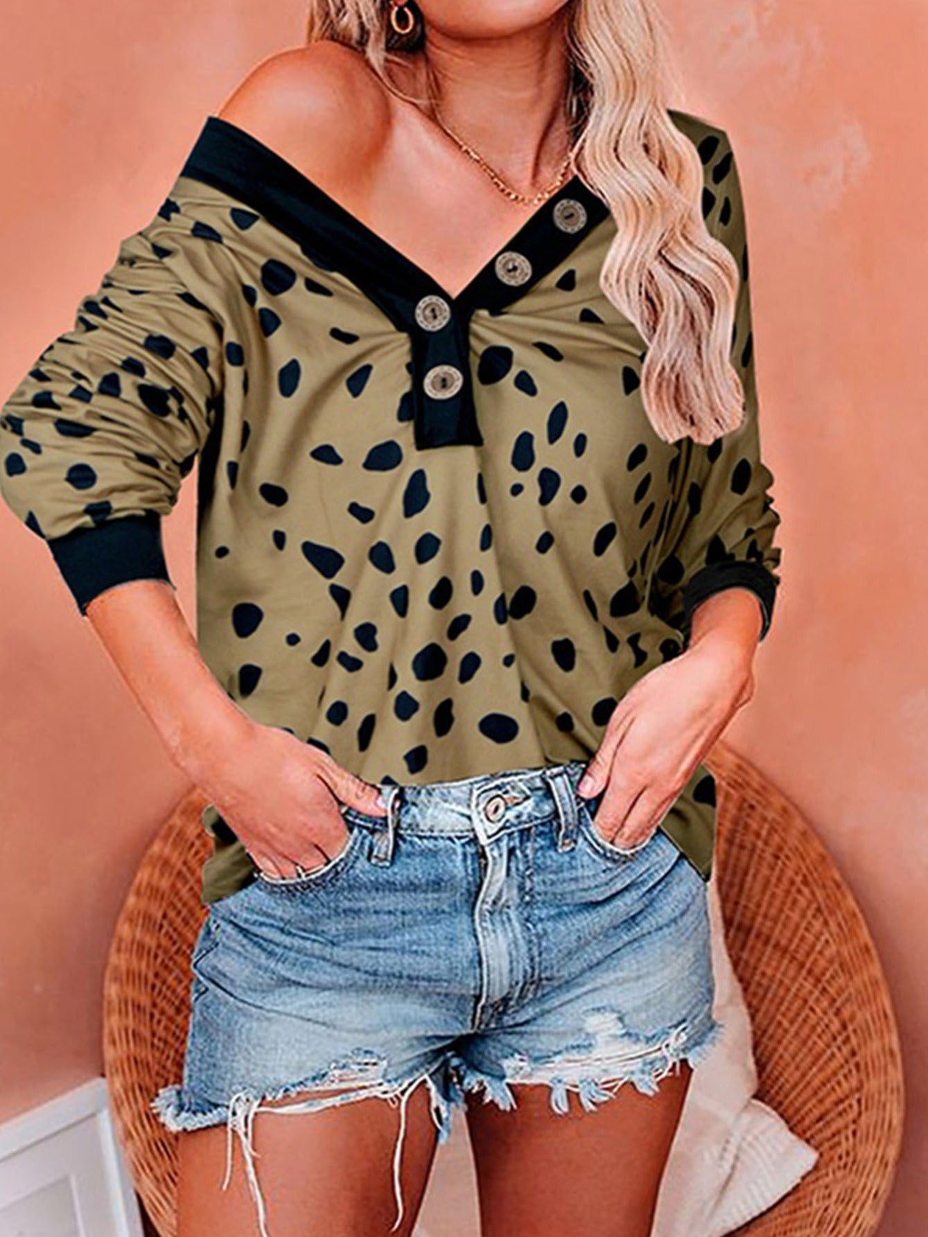 Women's Long Sleeve O Neck T shirt Pullover