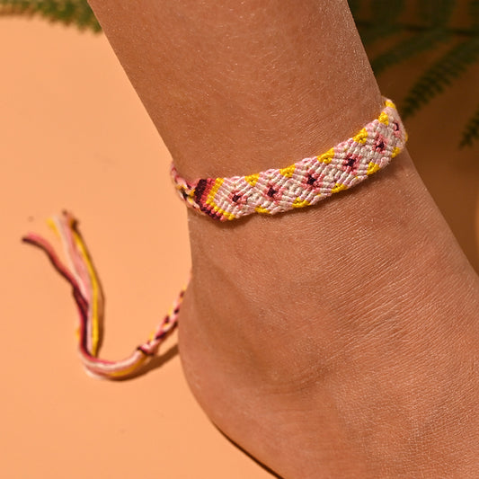 Colorful Bohemian Anklet for Women - Summer Foot Chain