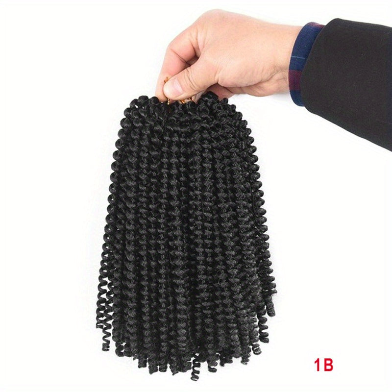 6pack 20 Spring Twist Crochet Braids Extensions 20 32cm Synthetic