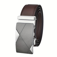 Men's Automatic Cowskin Leather Belt