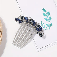 Rhinestone Butterfly Hair Comb Hair Pin Hair Decoration For Women Girls