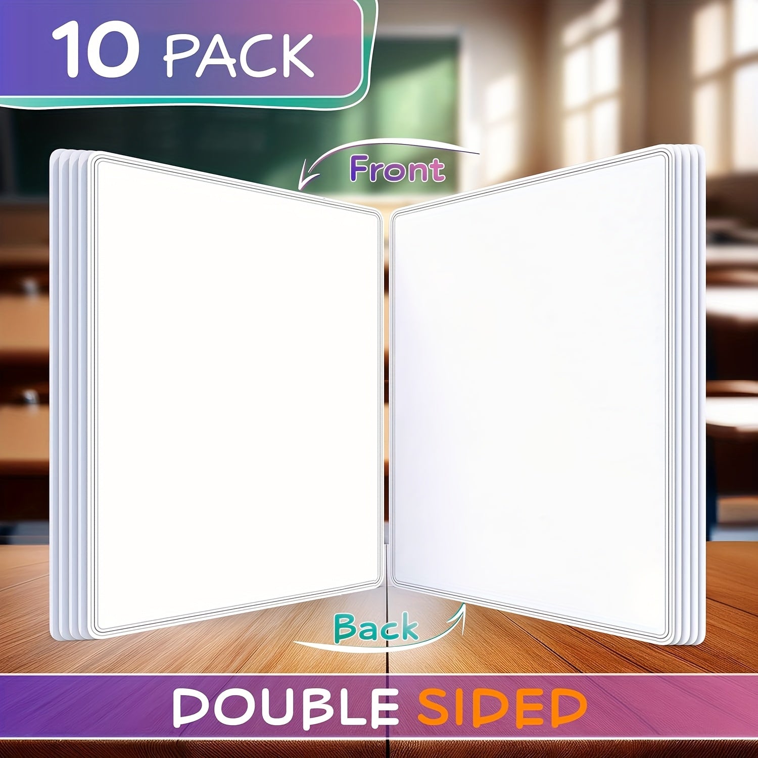 10pcs Small Dry Erase Sheets 21.01x30.0cm for Kids Teacher Class