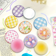 Portable Mini Round Travel Mirror Small Makeup Mirror Handheld Makeup Mirror