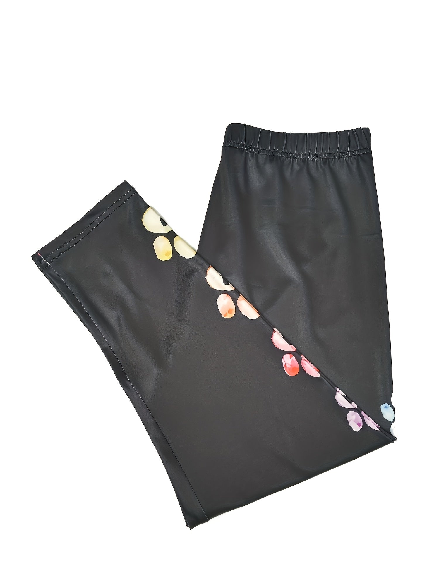 Dog Print Skinny Capris Leggings For Women
