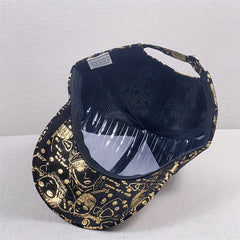 Hot Stamp Graffiti Baseball Cap Solid Sun Hat Hip Hop Dad Hats For Women