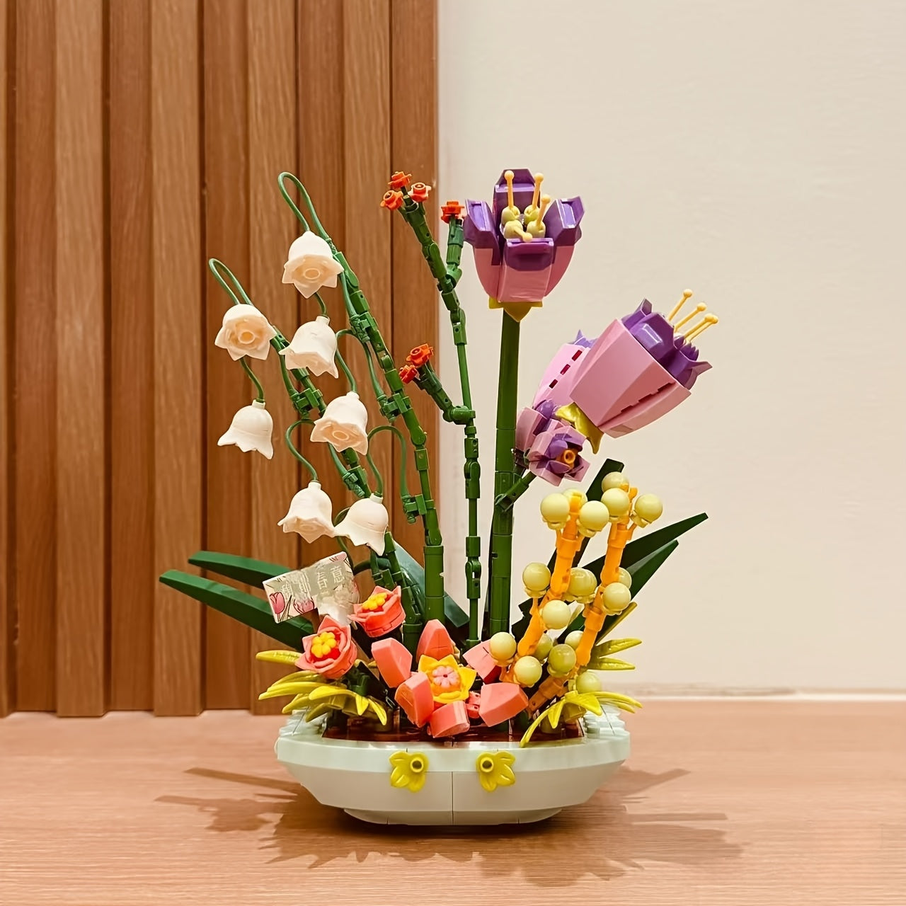 Colorful Flower Arrangement Set with Peonies & Orchids