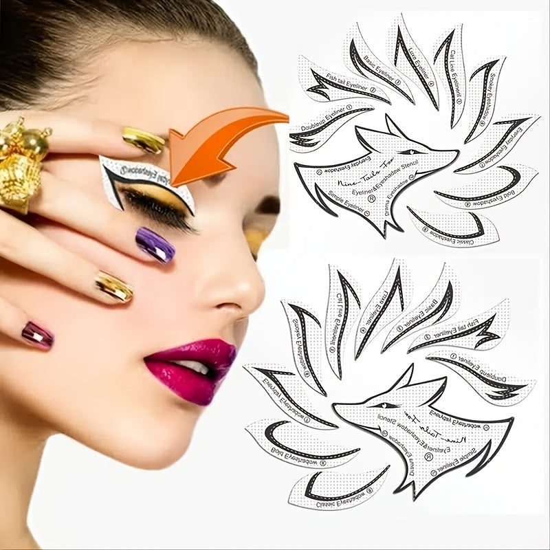 Professional Eyeliner Stencil Eyeshadow Stencil Set 4 Styles