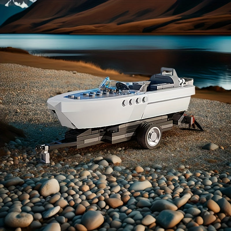 Yacht Building Block Assembly Toys