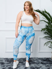  High Rise Workout Leggings Women's Plus Casual Skinny Leggings